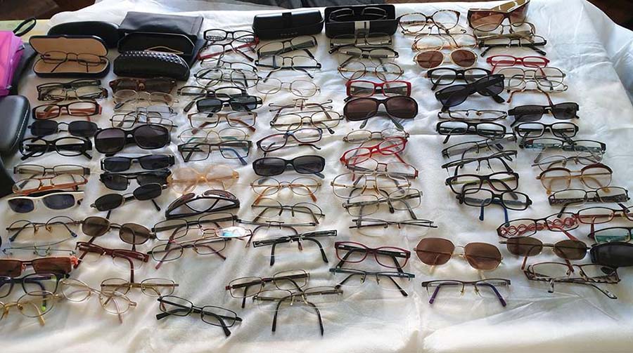 Tri et conditionnement des lunettes